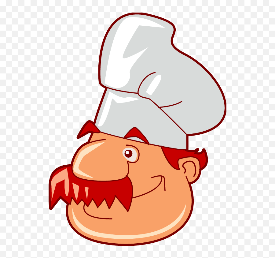 Chef Hat With Pumpkin Clip Art - Head Clipart Png,Chef Hat Transparent Background
