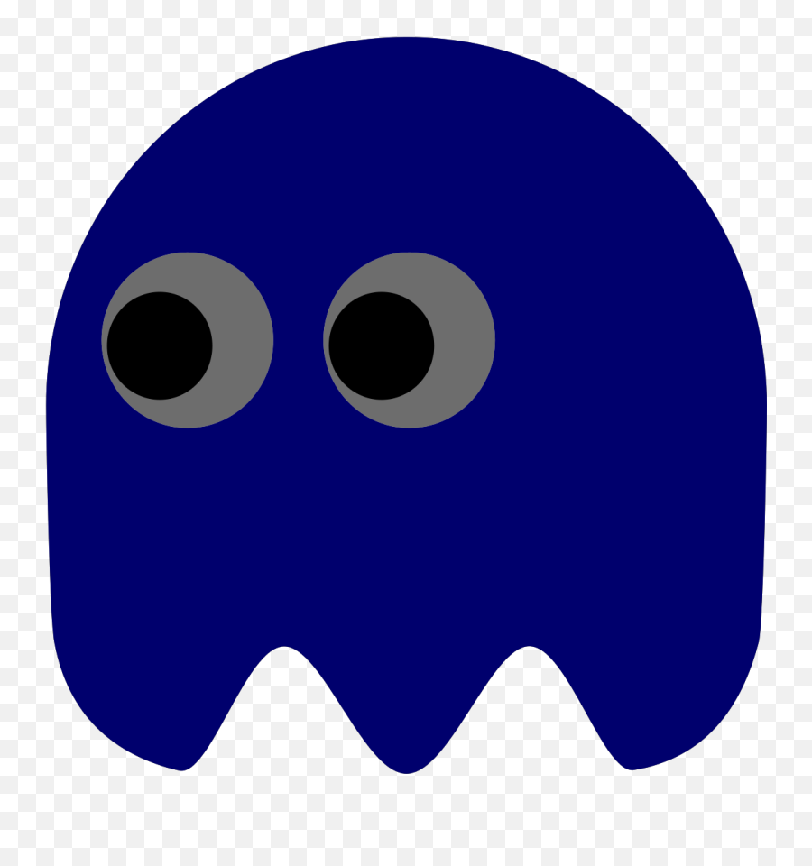 Pacman Ghost Left Looking Svg Vector - Dot Png,Pacman Icon Google Maps
