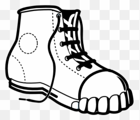 Track Shoe Running Vector Art My Shoes Clip Image Clipart - Black And White Shoe Clip Art Png,Winged Shoe Icon
