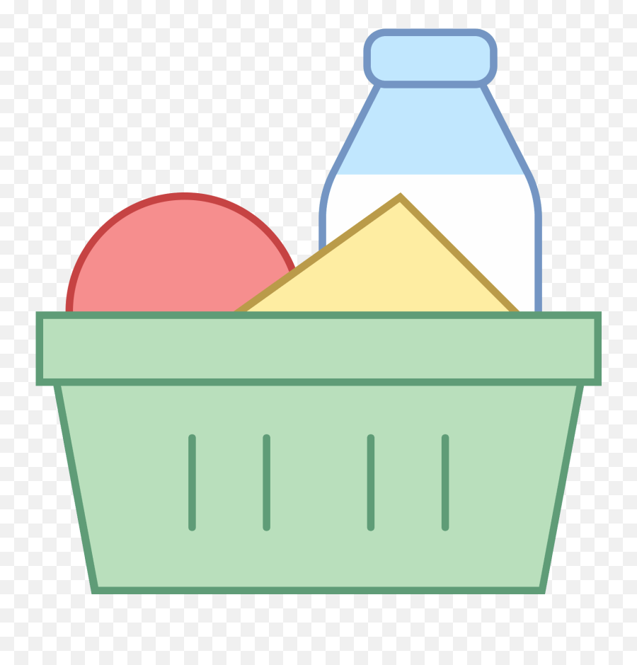 The Logo Displays A Shopping Basket One Would Use In - Food Ingredients Png Icon,Grocery Icon Png