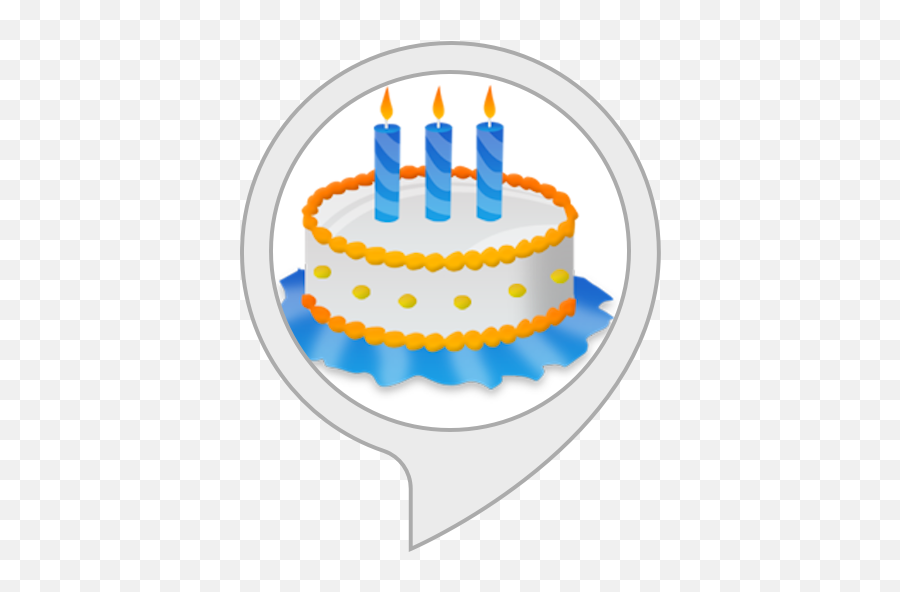 Tell My Age Amazonca Alexa Skills - Birthday Card Format Png,Emoji Cake Icon