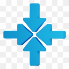 Minimize Arrow Icon - Download In Colored Outline Style Vertical Png,Minimize Icon