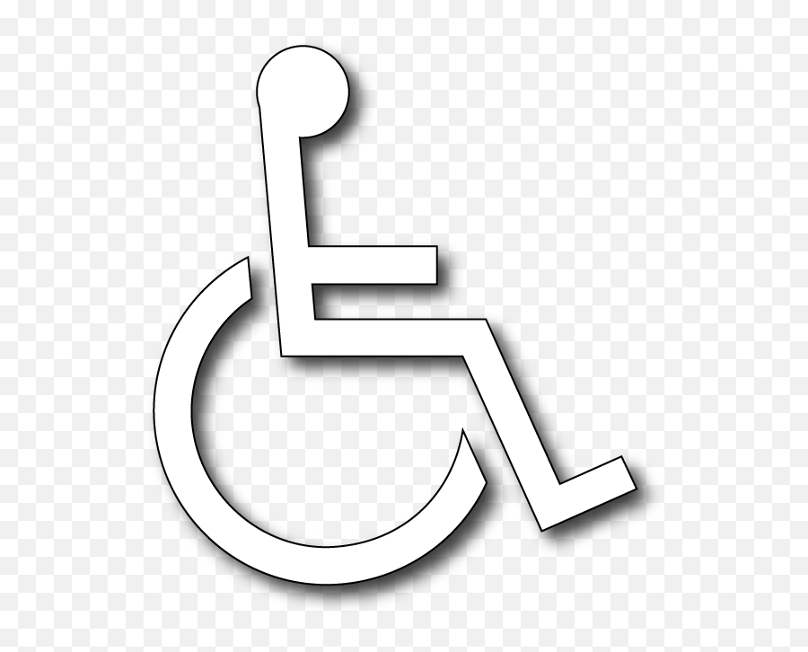 Handicap Symbol Decal - 6h X 6w Png,Handicap Icon