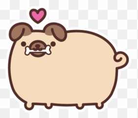Pusheen With Molang - Sticker Mania Pugsheen The Dog Gif Png,Molang Png