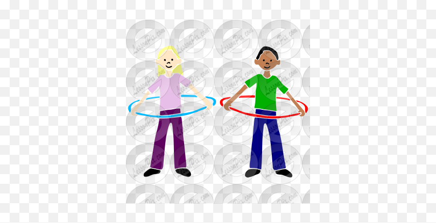Personal Space Stencil For Classroom Therapy Use - Great Personal Bubble Clipart Png,Hula Hoop Icon