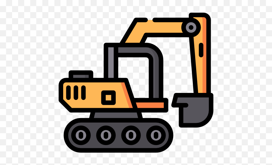 Excavator - Free Transport Icons Horizontal Png,Digger Icon