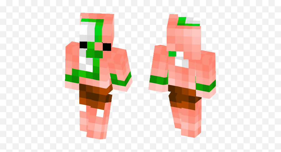 Download Cute Edited Zombie Pig Man Minecraft Skin For Free - Cute Zombie Minecraft Skin Png,Minecraft Pig Png
