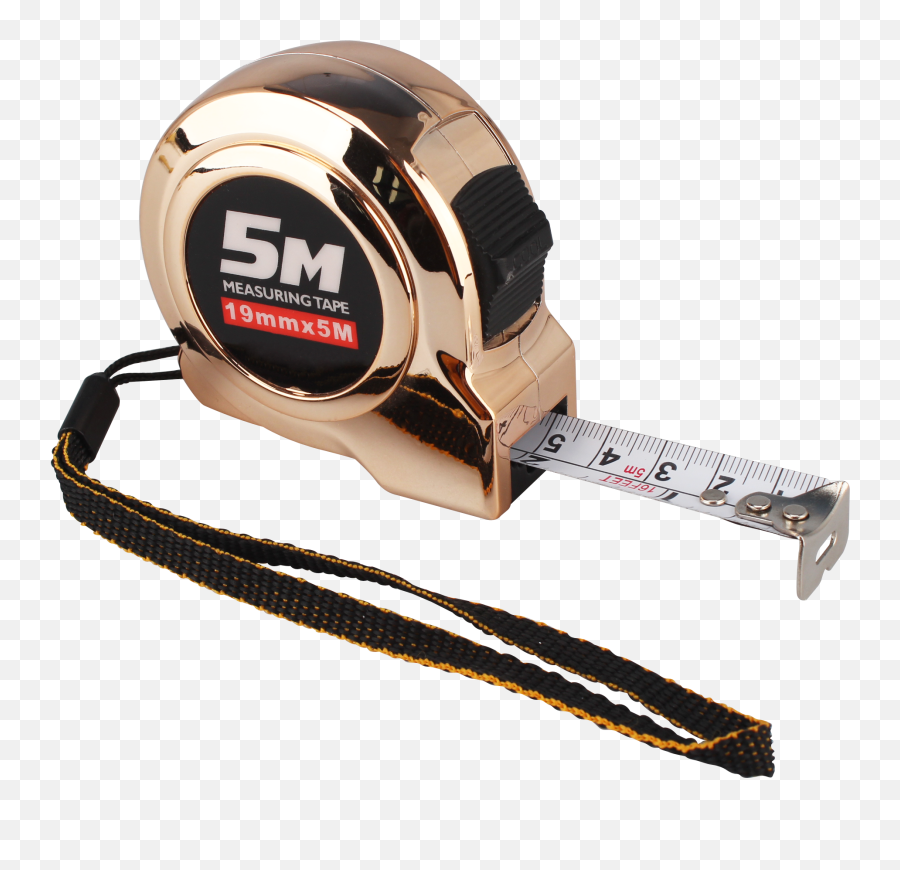 Uv Chrome Plated Retractable Steel Tape - Tape Measure Png,Tape Measure Png