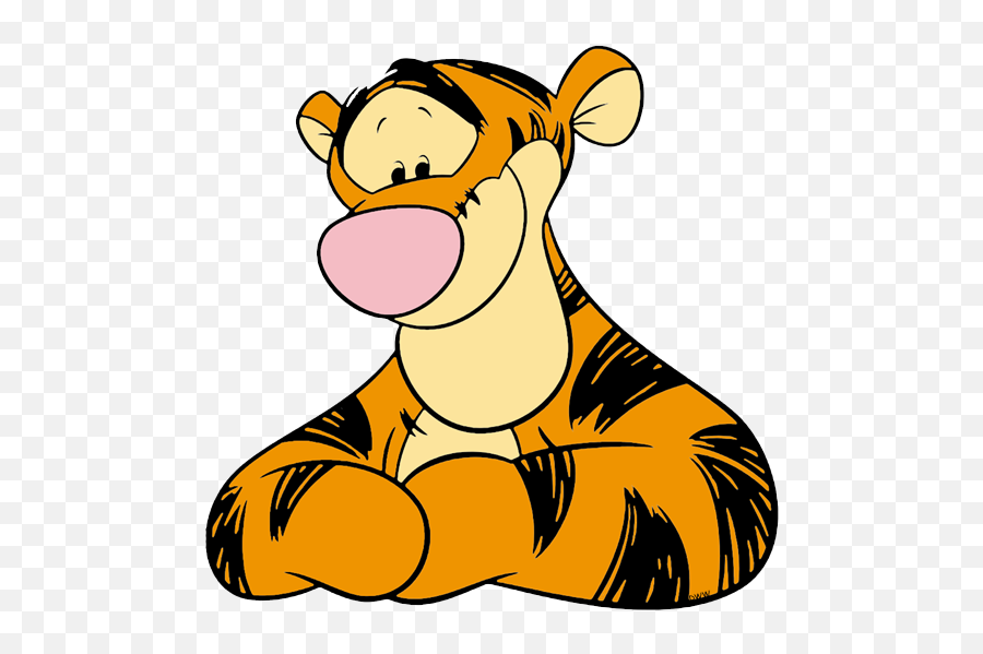 Download Hd Tigger Transparent Face Free Stock - Winnie The Tiger Winnie The Pooh Clipart Png,Tigger Png