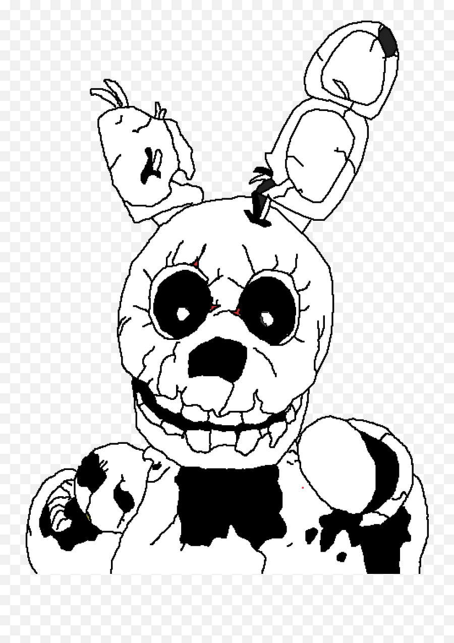 Editing Springtrap - Free Online Pixel Art Drawing Tool Dot Png,Springtrap Icon