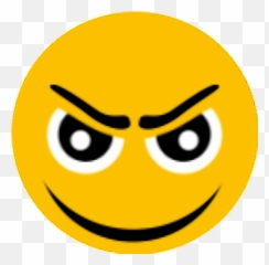 Smirk Emoticon Emoji Letsseeyoudobetter Freetoedit - Smiley png
