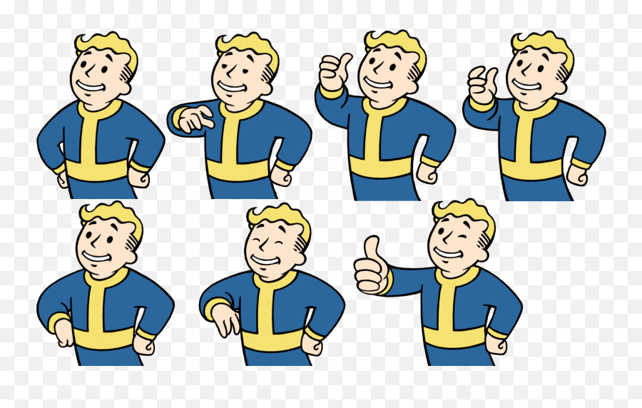 Fallout 4 Boy Transparent Png Clipart - Fallout Shelter Vault Boy,Pip Boy Png