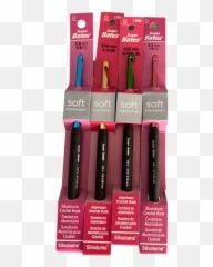 Silvalume Crochet Hook With Soft Ergonomic Handle - Set 4 Larger Png,Crochet Hook Png