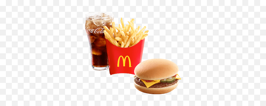 Mcdonaldu0027s Cheeseburger Meal - Mcdonalds Cheeseburger Meal Png,Cheeseburger Transparent
