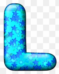 14 Cool Letter L Fonts Png Images - Bands That Start With Alfabeto Celeste Con Estrellas Azules,L Png