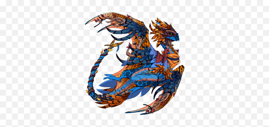 Show Me Blue Orange - Illustration Png,Blue Dragon Png