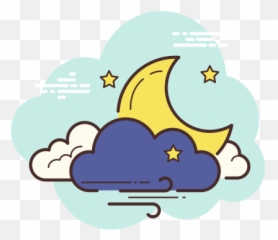 Night Wind Icon - Free Download PNG and Vector Bubbles Icons Of Weather
