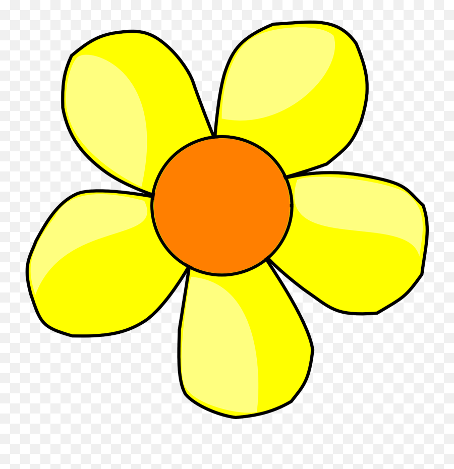 Daisy Flower Petals - Free Vector Graphic On Pixabay Yellow Flower Cartoon Png,Flower Petals Png