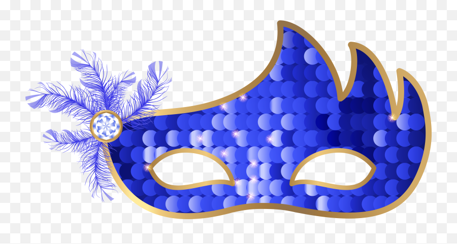 Blue Ball Mask Carnival Png Image - Carnival Mask Mask Clipart,Carnival Png