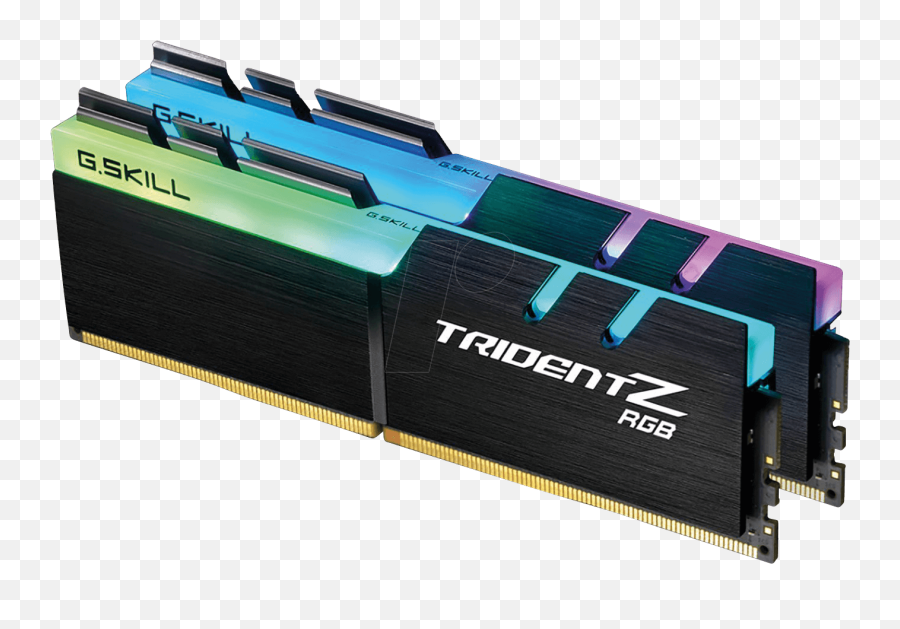 40gs1632 - 2016rgb 16 Gb Ddr43200 Gskill Trident Z Rgb 2piece Kit G Skill Trident Z Rgb 16g Png,Trident Png