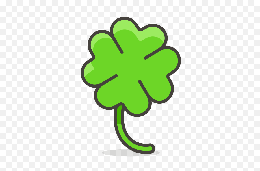 Clovers Png - Four Leaf Clover Emoji Emoji Trevo 4 Folhas Transparent Four Leaf Clover Emoji,4 Leaf Clover Png