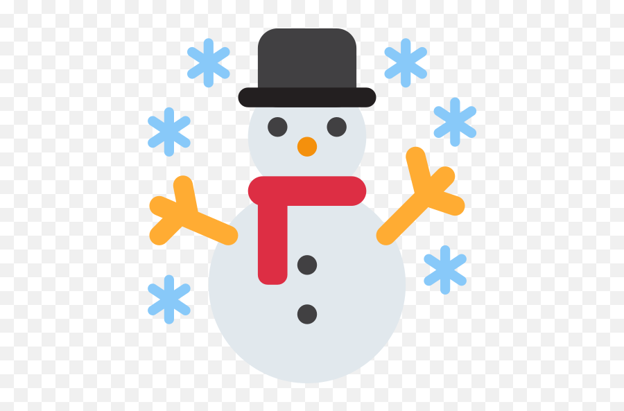Snowman Emoji - Snowman Emoji Png,Snowflake Emoji Png