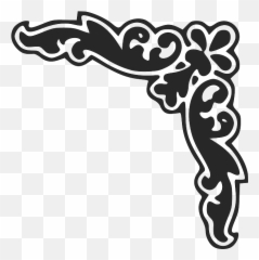 Download Hd Decorative Ornament - Frame Corner Design png