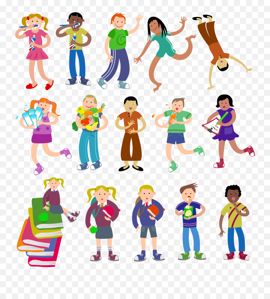 Diverse Children Transparent Png - Good Manners Daily Life,Diversity Png