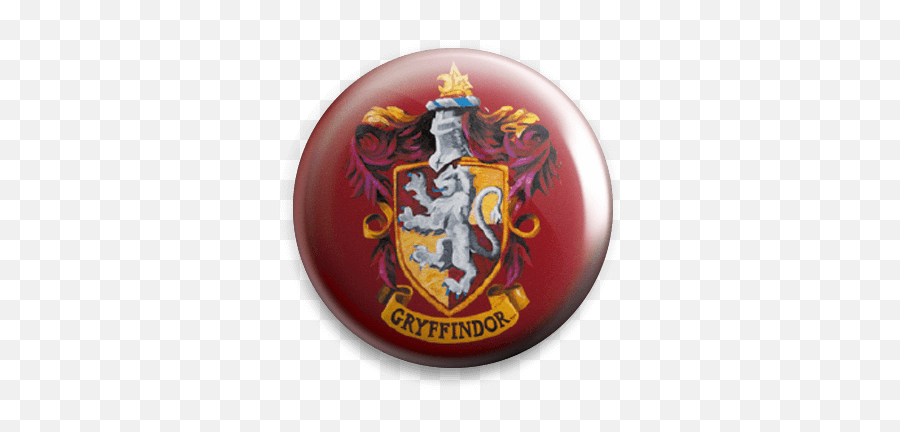 Harry Potter Gryffindor Crest Badge - Harry Potter Gryffindor Button Png,Gryffindor Png