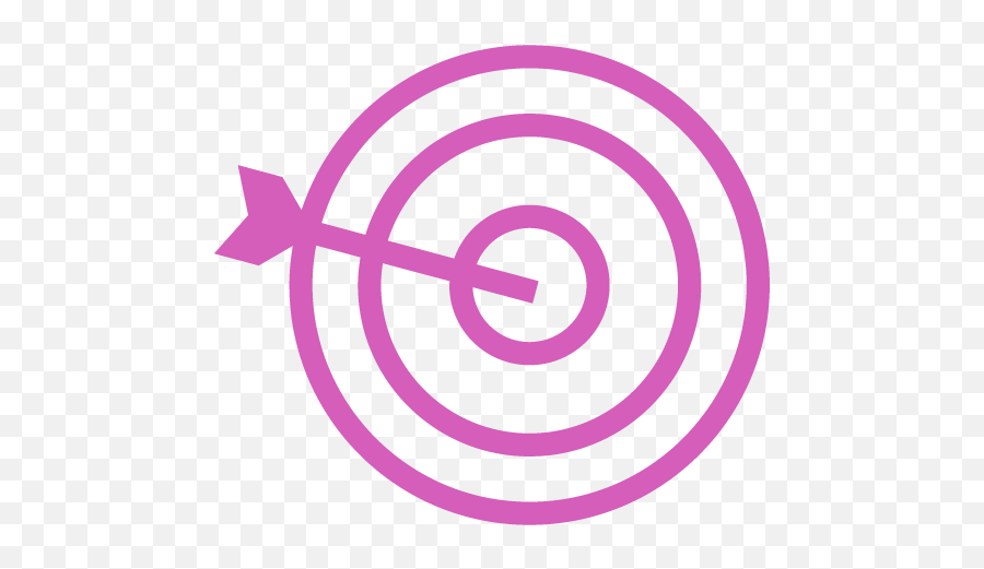 Archer Icon Myiconfinder - Objectives Clipart Transparent Violet Png,Bullseye Png