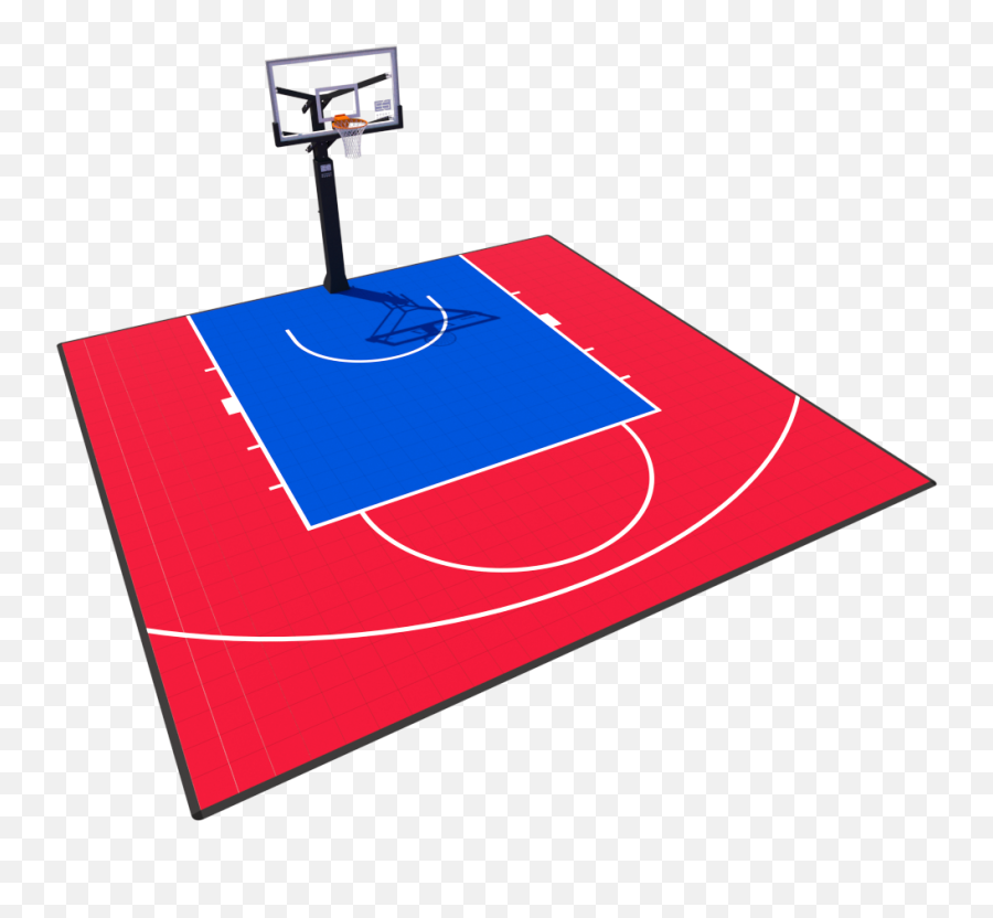 Scbs006 D2 Fiba Basketball Court Bright - Basketball Court Transparent Background Png,Basketball Court Png