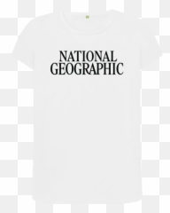 National Geographic Vintage Logo Top - Short Sleeve Png,National Geographic Logo Png