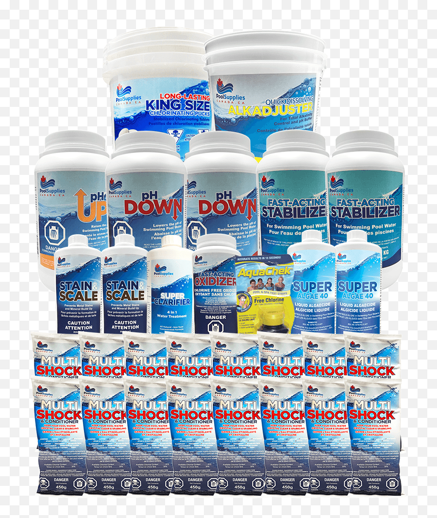 Up To A 50000 Litre Pool Season Supply Chemical Kit - Medicine Png,Pool Water Png