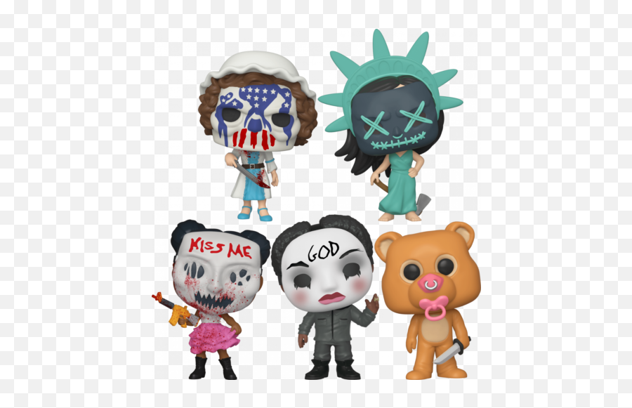 Funko Pop Movies The Purge Election Year 4345354565759 Set Of 5 In Stock - Funko Pop The Purge Png,Space Jam Png