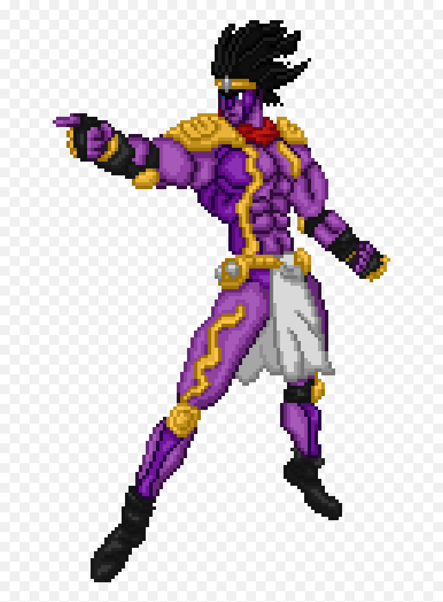 Pixilart - Star Platinum Pixel Art Png,Star Platinum Png