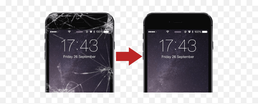 Cracked Phone Screen Png - Nderrim Ekrani Iphone X,Phone Screen Png