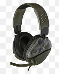 Recon 70 Green Camo Multiplatform Gaming Headset U2013 Turtle - Turtle Beach Recon 70 Camo Png,Camo Png