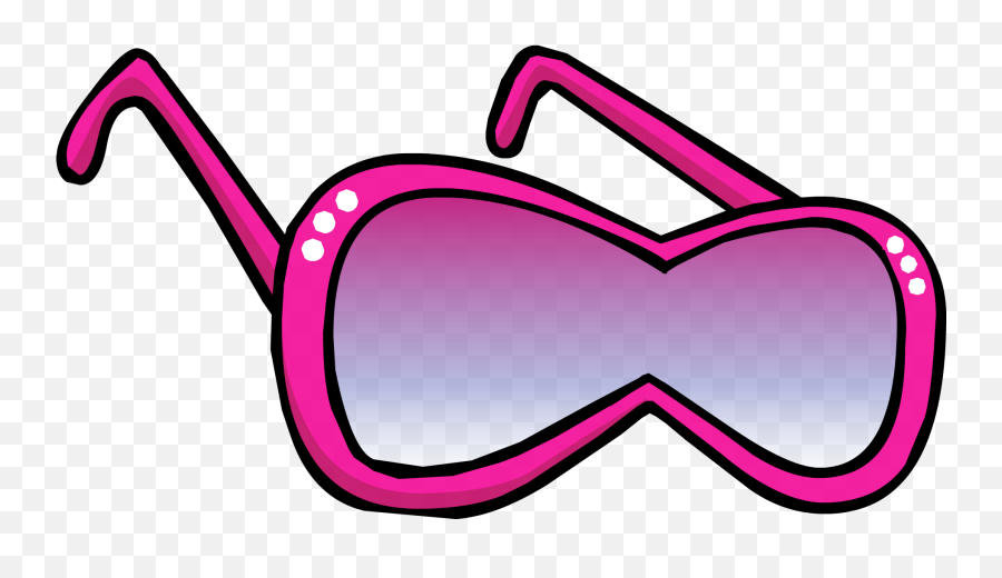Goggles Clipart Pink - Diva Glasses Clipart Png,Pixel Sunglasses Png