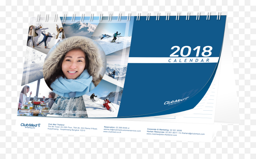 Club Med Calendar 2018 U2013 Atelierat - Leisure Png,2018 Calendar Png