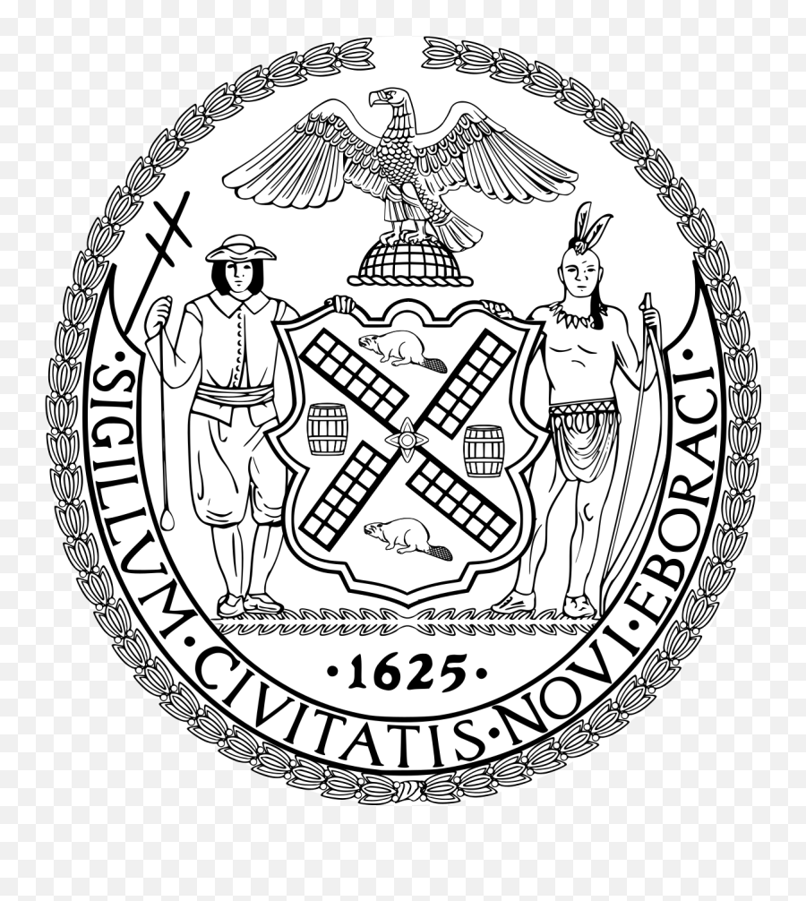 New York City Council - New York City Seal Vector Png,New York City Png
