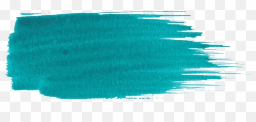 28 Turquoise Paint Brush Stroke - Teal Png