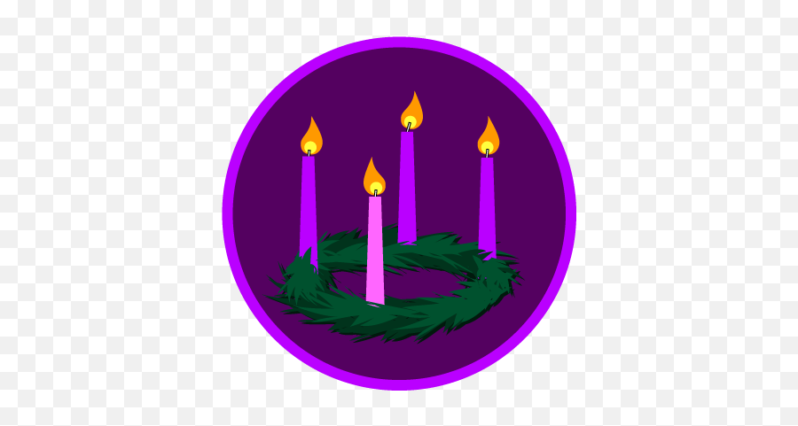 First Sunday Advent Wreath Clipart - Free Advent Wreath Clipart Transparent Background Png,Advent Wreath Png