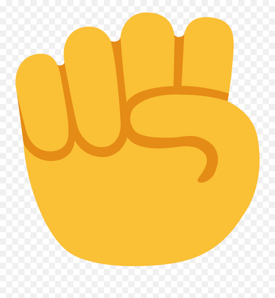 Raised Fist Emoji - Transparent Raised Fist Emoji Png,Fist Emoji Transparent