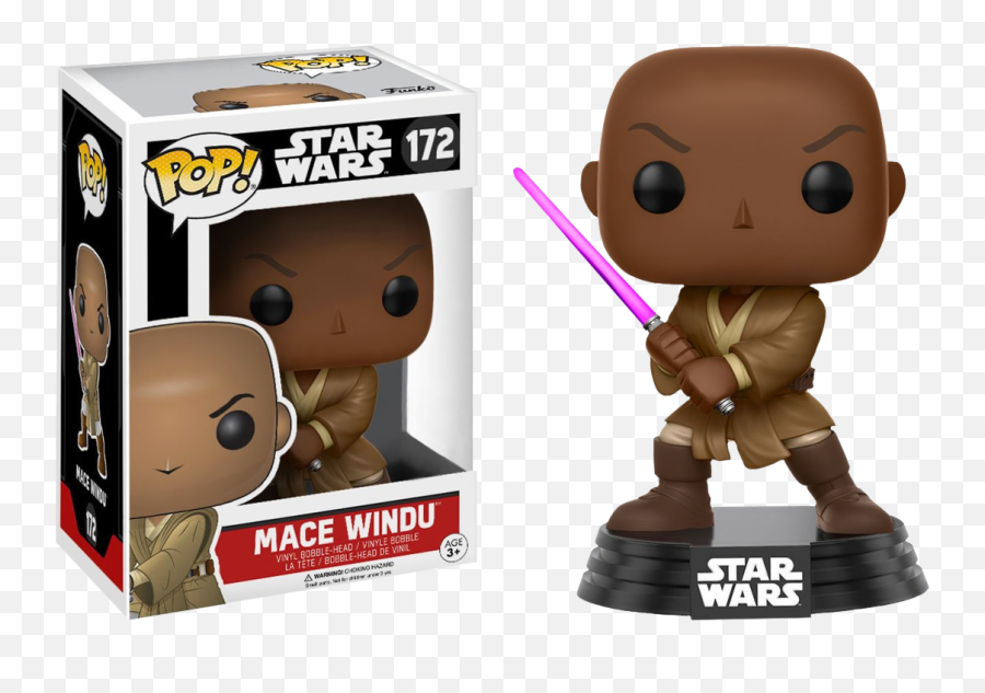 Star Wars - Funko Pop Star Wars Mace Windu Png,Mace Windu Png