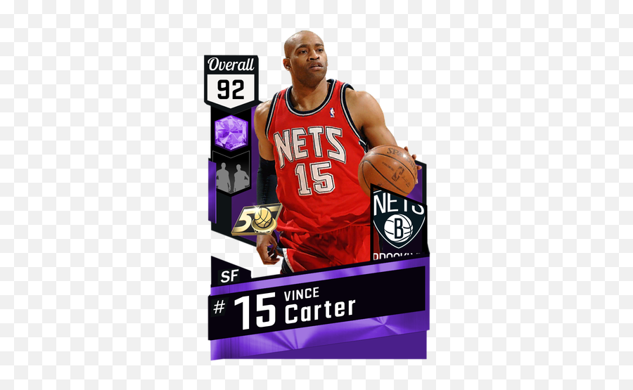 Compare Vince Carter Clyde - Manute Bol Team 2k19 Png,Vince Carter Png