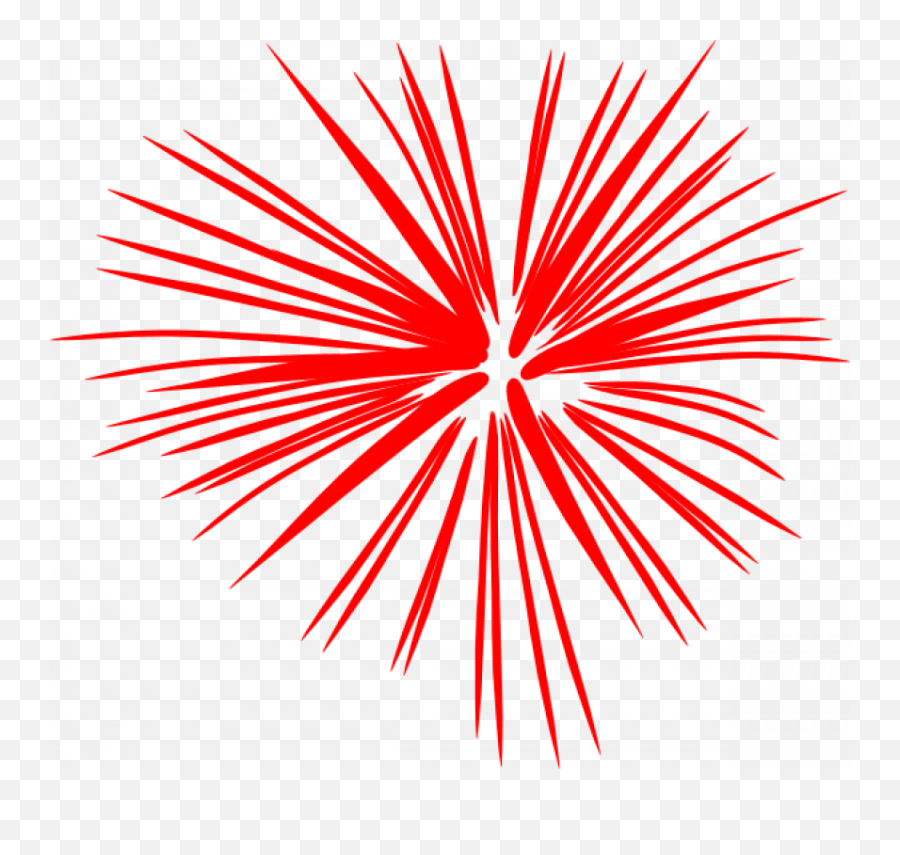 Fireworks Clipart - Red Fireworks Transparent Background Png,Fireworks Clipart Transparent