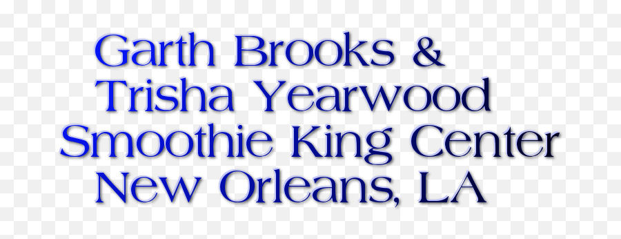Garth Brooks Tickets In New Orleans - Free Printable Subway Art Png,Smoothie King Logo