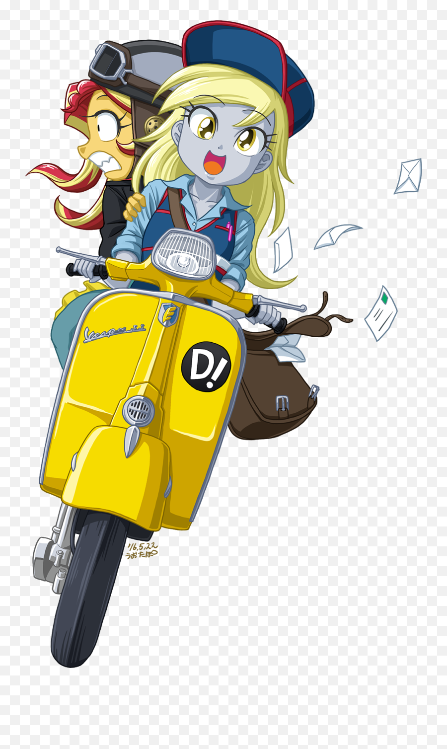 1160303 - Artistuotapo Colored Pupils Derpy Hooves Fictional Character Png,Flcl Png