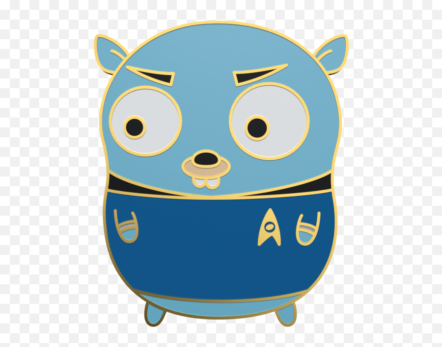 Spock Gopher Pin - Dot Png,Spock Png