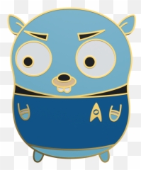 Spock Gopher Pin - Dot Png,Spock Png